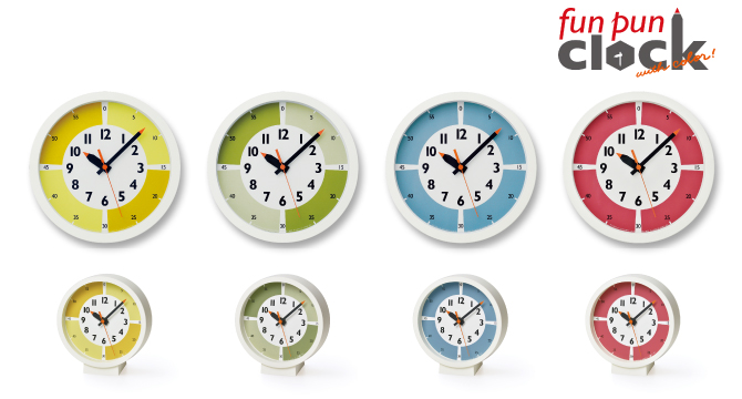 fun pun clock with color! | ふんぷんくろっくウィズ カラー!